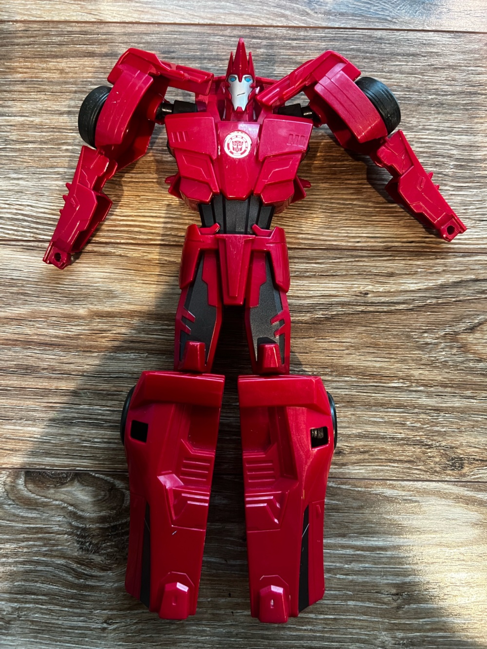 Transformers Red & Black Transforming Toy Vehicle